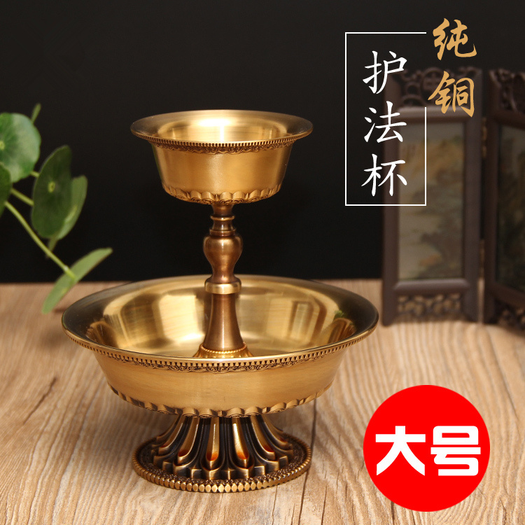 Hair care cup Tantric magic device beautifully carved pure copper for wine cup pure copper hair care cup auspicious eight treasure cup large special price