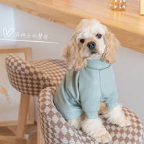 GINGERAIN Cocker spaniel clothes Teddy net red dog clothes spring and autumn clothes with warm long-sleeved sweater