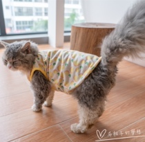 GINGERAIN Devon Cat Clothes Selkek Curly Cat Clothes English Short Cotton hipster Style Vest