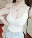 Phụ nữ 2017 mùa hè mới ren ren khâu cổ áo V-sling bên ngoài mặc áo không tay áo sơ mi chạm đáy áo ba lỗ nữ