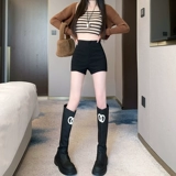 Пиджак классического кроя, весенние шорты, летние эластичные штаны, сапоги для отдыха, высокая талия, А-силуэт