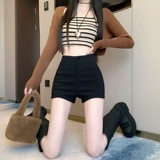 Пиджак классического кроя, весенние шорты, летние эластичные штаны, сапоги для отдыха, высокая талия, А-силуэт