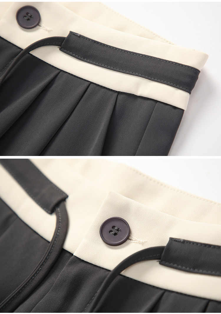 Комплект, штаны, высокая талия, оверсайз           