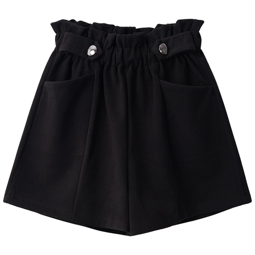 Шерстяные демисезонные шорты, леггинсы, базовые сапоги для отдыха, штаны, 2025 года, высокая талия, А-силуэт, размер