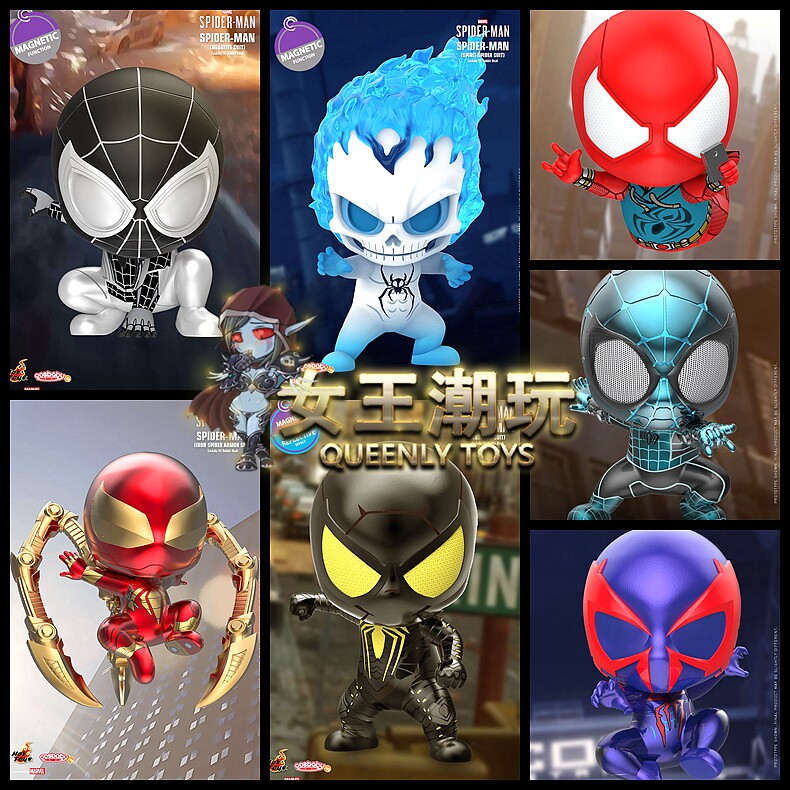 Spot Hottoys Cosbaby Spiderman Hero no homer 4 models Puppet Model Gifts