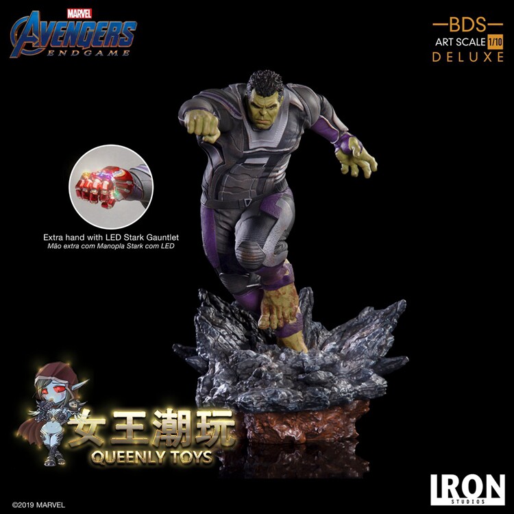 Brazilian plant Iron Studios 1 10 Avengers Alliance 4 Hulk Green Giants Haoke statue