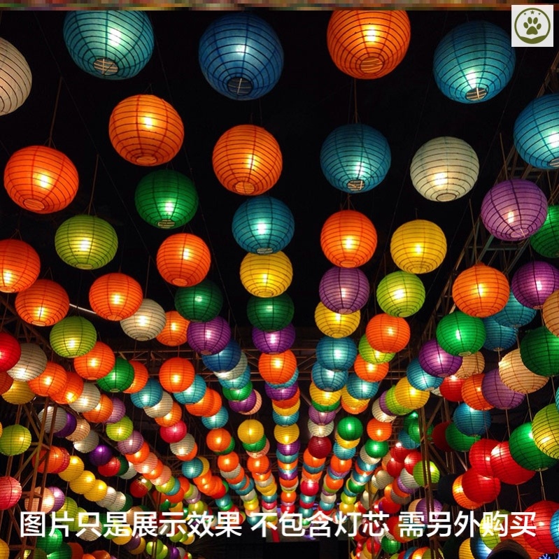 Mid - Autumn Festival traditional lantern children's paper lantern ancient air - lantern 2021 wedding decorated ancient wind suspension ceiling small lantern handle