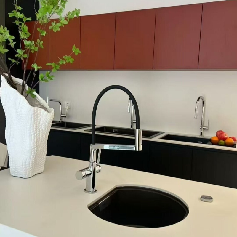 German Hansgrohe M54 Rotating Magnetic Kitchen Faucet 72861007 Sink Faucet with 3 Water Outlet Types