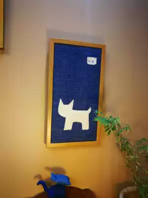 Cloth old cloth pure hand embroidery painting collage personality decorative painting cloth stickers retro decorative painting cartoon