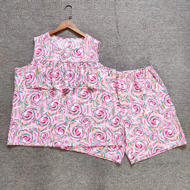Pajamas ຝ້າຍທຽມ, ຊຸດໃສ່ເຮືອນຂອງແມ່ຍິງ, ຕ້ານການຊູນ