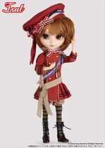 Japanese pullip Isul Lir Nostalgia ver Red Sea Army Pullip doll