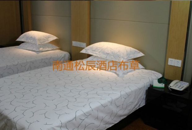 Khách sạn giường khách sạn với nhà sản xuất polyester gối bông cotton đan lá và hoa màu trắng hoặc màu vàng - Gối trường hợp gối tựa đầu ô tô cao su non