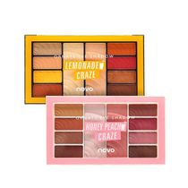 NOVO eye shadow female 2018 new matte nude makeup beginner girl lines red 10 color eye shadow plate