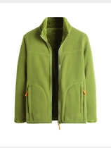 New winter mens and womens outdoor fleece jackets jacket lining reversible couples warm jackets coral cardigans