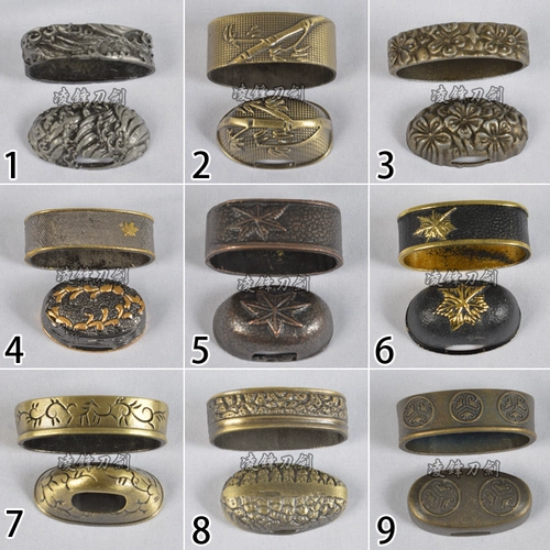 Японский меч с аксессуарами, ручка