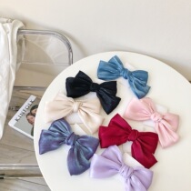 Childrens headwear Japan-ROK version of large butterfly knot hair accessories fisher Fish Ji Shiny Hairpin Clip Baby Trendy