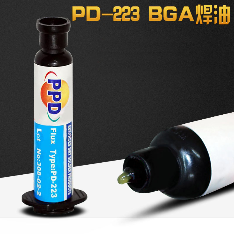 PPD needle tube soldering oil 223 tube soldering oil PD-223 soldering oil mobile phone IC pad cleaning BGA flux paste