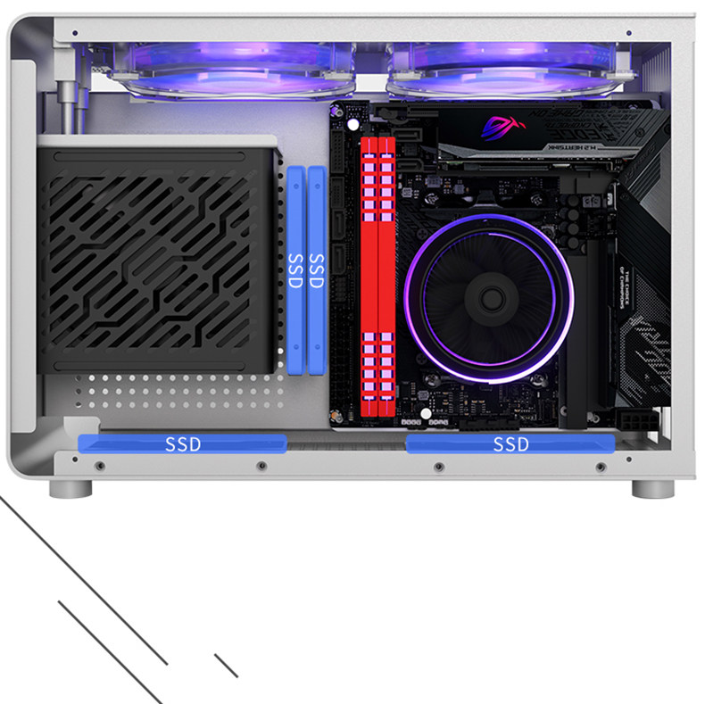 Iron Box Pc Patriot Peninsula Iron Box N1 All Aluminum Computer Mini ITX Small Case ...