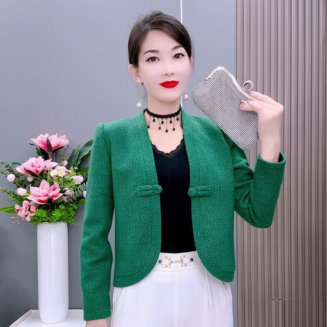 Woolen coat with cardigan and shawl jacket