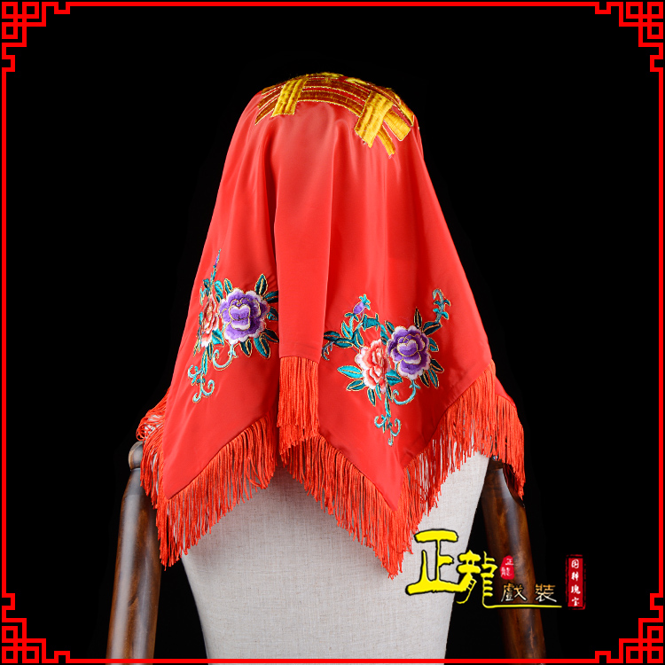 Zhenglong costumes, opera costumes, stage performances, ancient costumes, film and television studios, Chinese style, festive brides, big red hijab