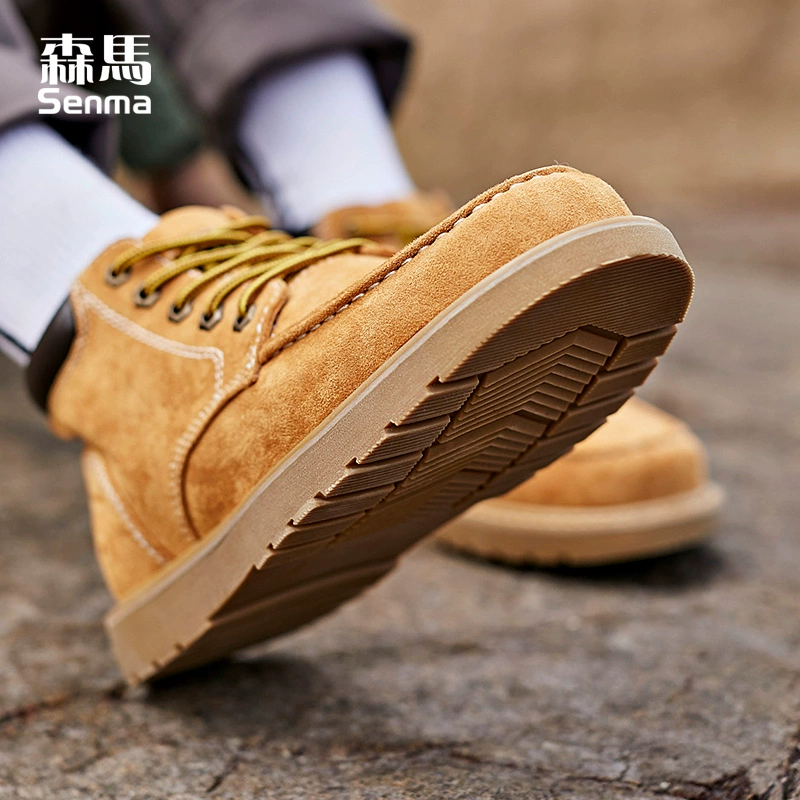 Semir mùa thu và mùa đông Martin boots nam 2019 retro high-top phong cách Anh xu hướng hoang dã low-top short boots dụng cụ - Giày ống