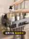 Suction Cup Shower Rack Tray Bathroom No-Drill Shower Room Shower Gel Storage Bathroom Shower Rod Holder