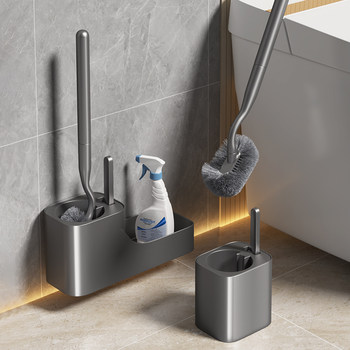 Toilet Brush Holder for Home Use, No Dead Corners, 2026 New Model, Wall-Mounted Bathroom Cleaning Brush, Toilet Cleaning Tool