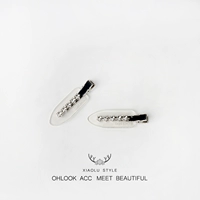 Прозрачная заколка для волос для влюбленных