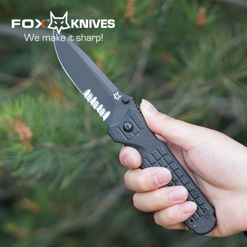 Италия импортировал Fox Fox Outdoor Portable маленький складной нож на открытом воздухе Phoenix 446
