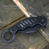 Импортированный из Италии, нож FOX Fox для уличного инструмента самообороны с ручкой, игровой нож с когтями, портативный складной нож высокой твердости FX-599