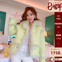 Miss Luxury Sprout Cashmere 2021 Winter new fur coat womens short fur one