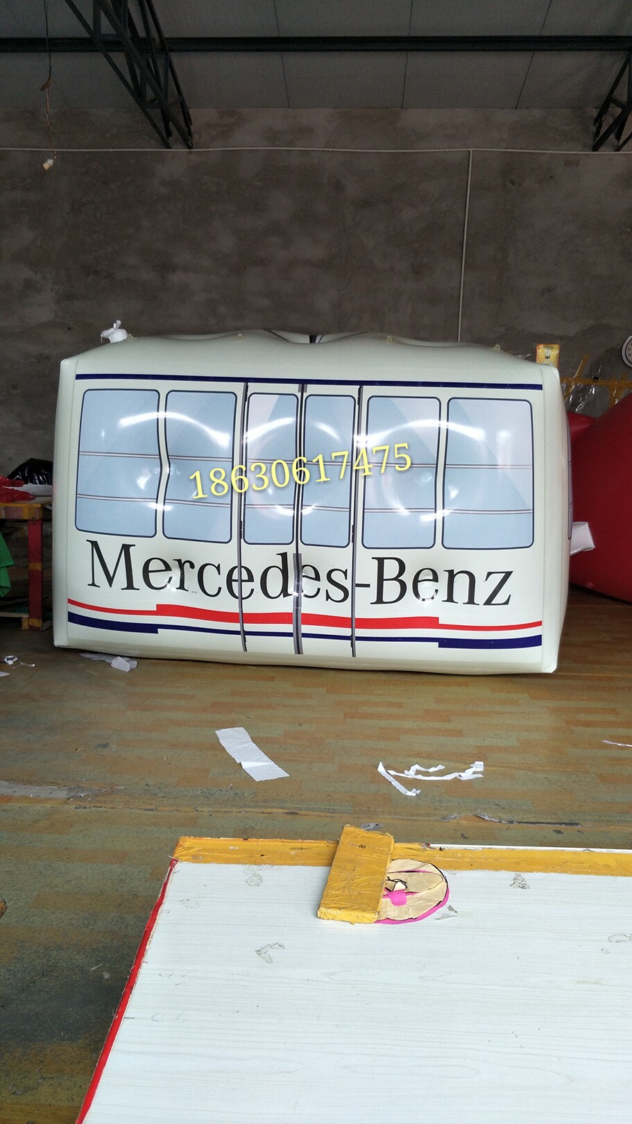 Customized closed air simulation inflatable PVC car model can be customized 3D design factory direct