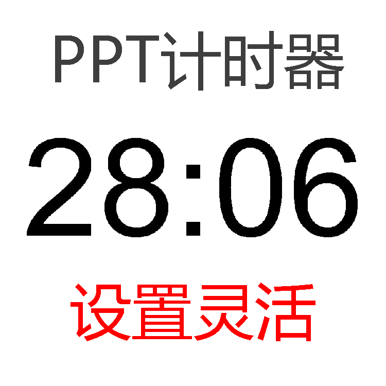 Window floating sound reminder timer video countdown software PPT and WPS timing support custom development