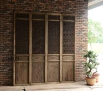 Antique wood carving partition porch camphor wood screen lattice doors and windows Chinese wood carving screen Dongyang wood carving
