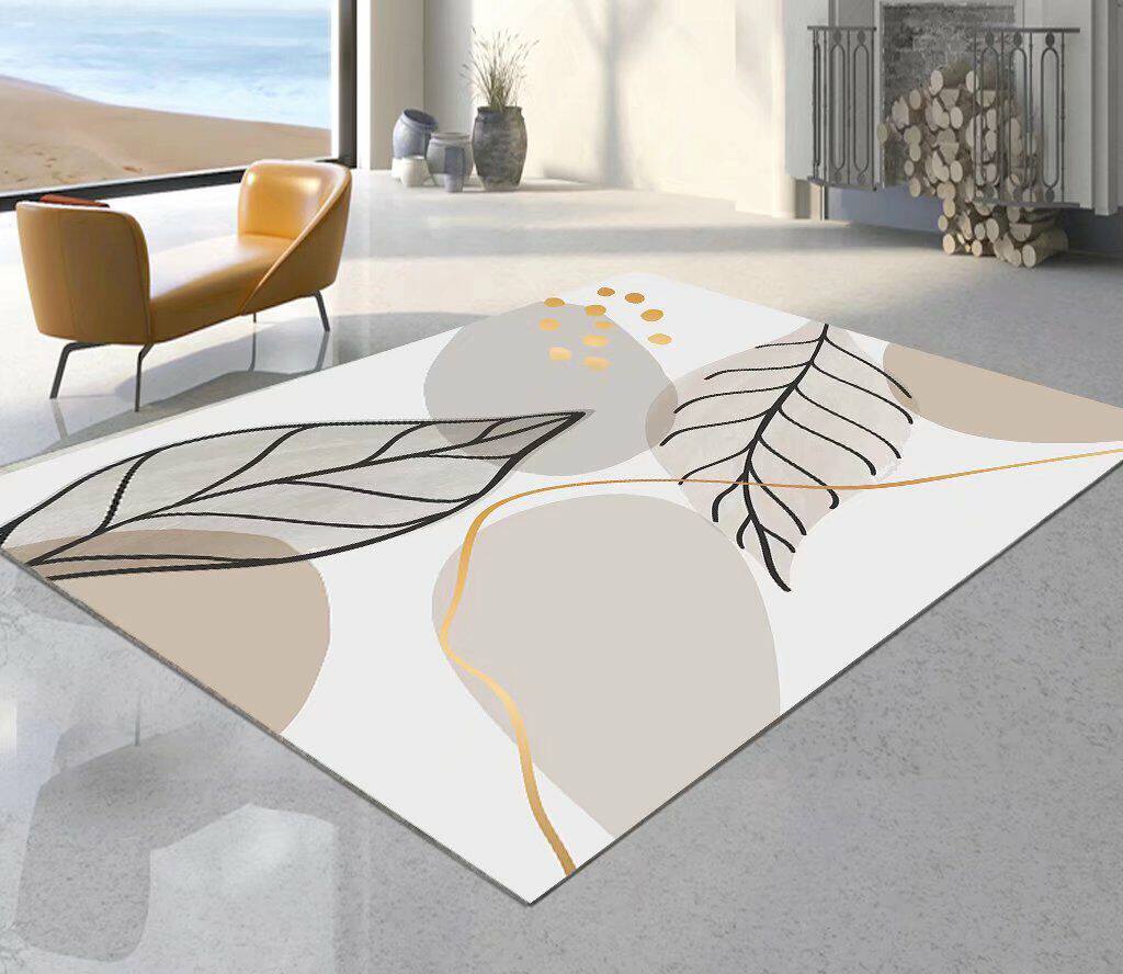 Imitation cashmere Silence Wind Carpet Living Room Light and Thickened Tea Blanket Nordic Ins Wind Modern Minima Sofa Ground Mat