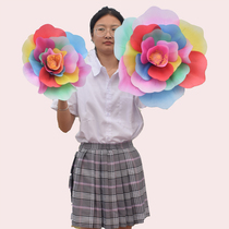 Kindergarten dance hand flower performance Colorful peony games opening ceremony admission props opening dance dance dance flower