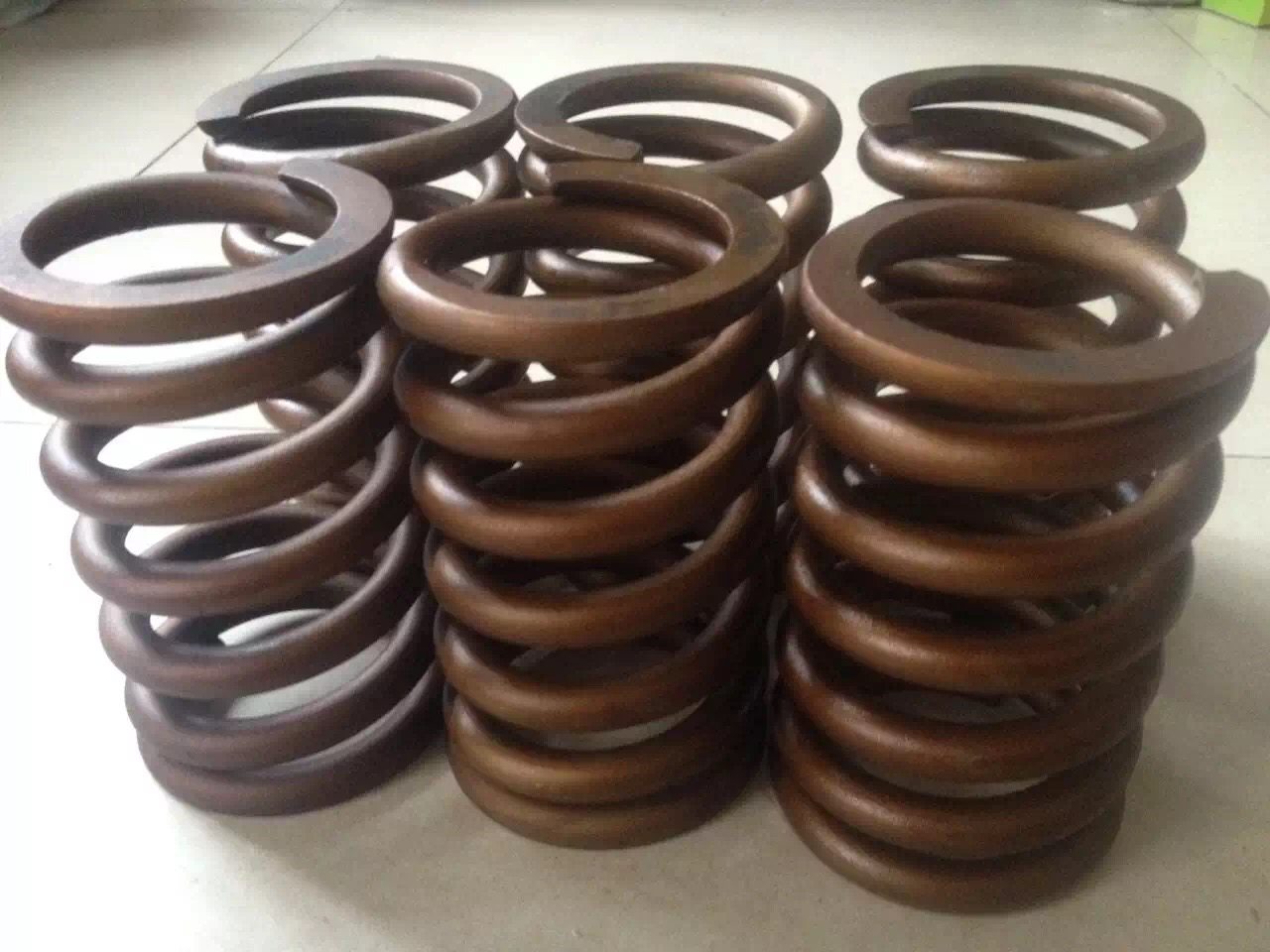 60si2mn spring 55crsi large spring oil tempering material shot blasting spring to ensure stiffness without deformation spring - Taobao