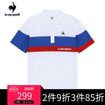 Lecac mens short sleeve polo shirt summer new casual simple lapel casual sports short sleeves