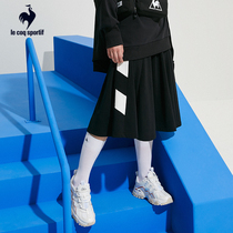 Lecac French rooster cut beautiful line stitching casual sports dress