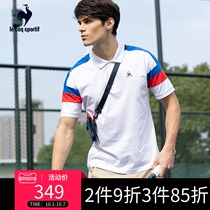 Lekak official men polo shirt summer new stitching cotton comfortable lapel casual sports short sleeves