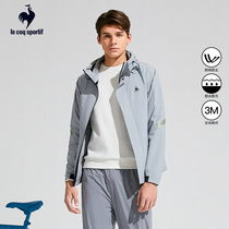 Lecac French Rooster casual windbreaker waterproof and wear-resistant sports woven coat men