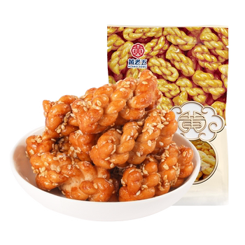 Huanglaowu twist cake 568g sichuan specialty crispy small twists traditional afternoon tea snack