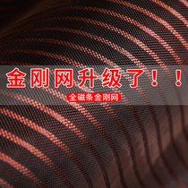 Summer anti-mosquito curtain full magnetic strip self-priming encrypted anti-fly screen door home bedroom screen window partition curtain without punching