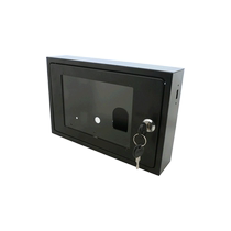 Attendance machine protective box inductive swipe card check-in protective cover metal shell anti-fall anti-theft dust box can be customized