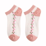 Женские носки легкие рты весна и лето, носки для спортивных лодок с чистыми хлопчатобу