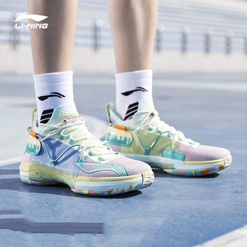 Li Ning, дышащая баскетбольная обувь, рождественская амортизирующая спортивная обувь, коллекция 2023