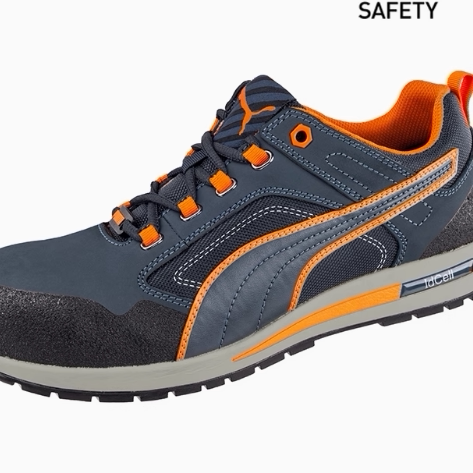 Puma Safety Shoes, Anti-Smash, High Temperature Resistant, Puncture Resistant, High Temperature Resistant, Sports Leather Model 643100 Puma Safety Shoes, Anti-Smash, High Temperature Resistant, Puncture Resistant, High Temperature Resistant, Sports Leather Model 643100