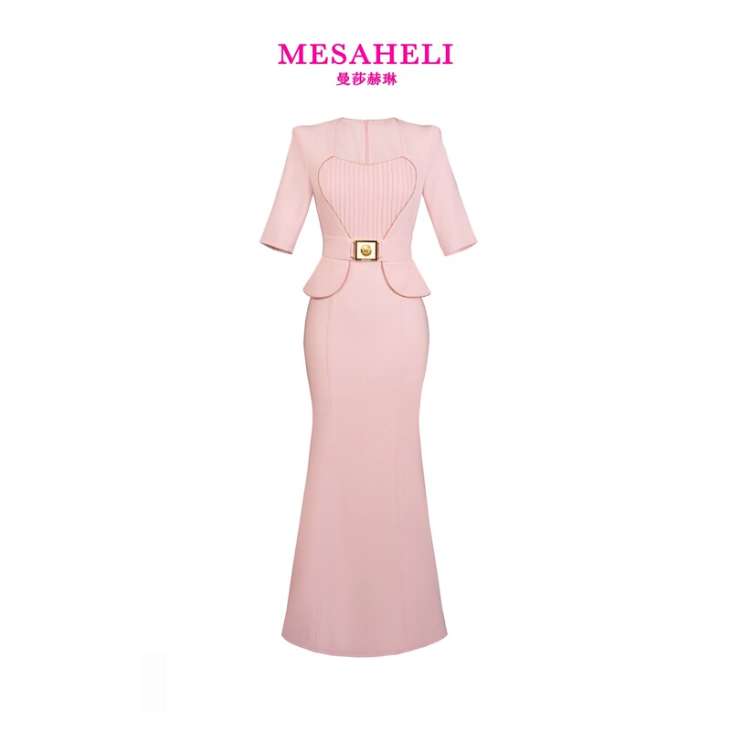 Mesaheli/Manshaheilin High-End Elegant Slim-Fit Banquet Noble Temperament Socialite Long Dress 0202 Mesaheli/Manshaheilin High-End Elegant Slim-Fit Banquet Noble Temperament Socialite Long Dress 0202