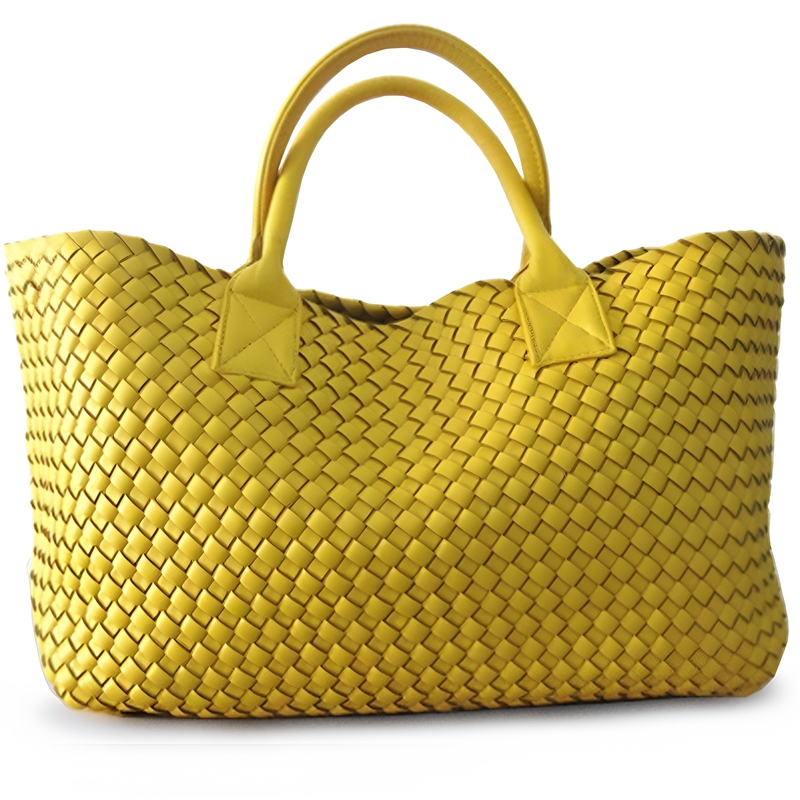 Woven Women's Tote Bag 2026 New Style Handbag Shoulder Bag Designer Light Luxury Large Capacity Shopping Bag Antique Bronze Color Bag