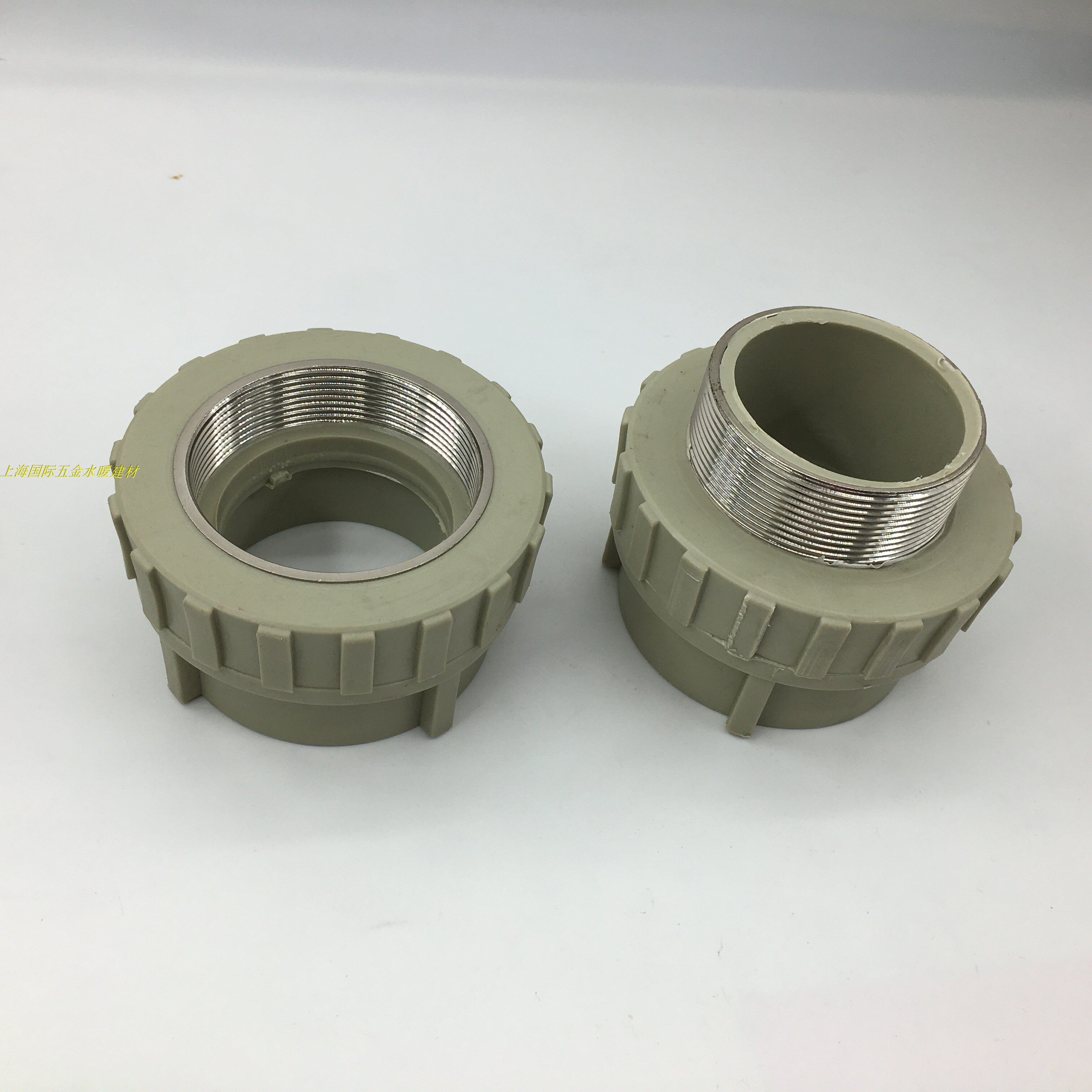 PPR63mm outer wire directly 63*2 inch outer wire straight through 63mm inner wire directly PPR plug fittings